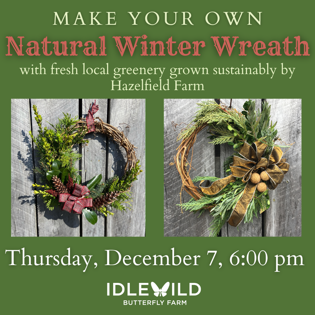 Holiday Wreath Workshop, December 7