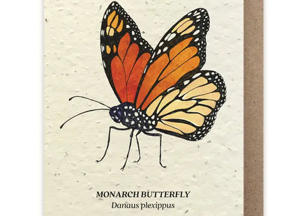 Monarch Butterfly Plantable Wildflower Seed Card